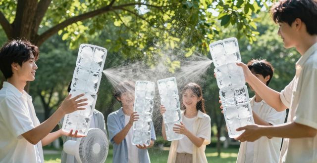 大冰块降温方法_南宁夏季防暑降温大冰块_大冰块户外活动使用时长